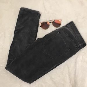 Dark Gray Free People Corduroy Skinny Jeans